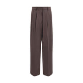 P.A.R.O.S.H. Brown Fleece Wool Dress Pants